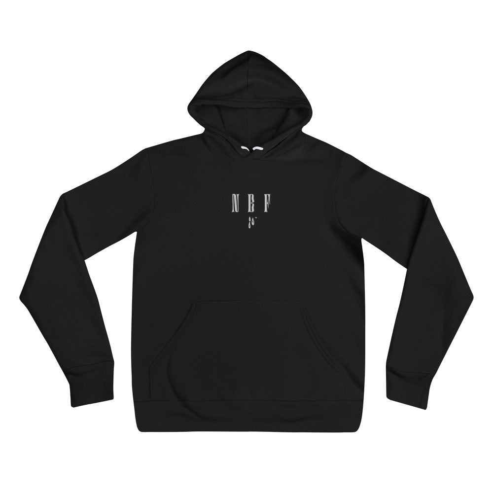 Embroidered 2024 black hoodie